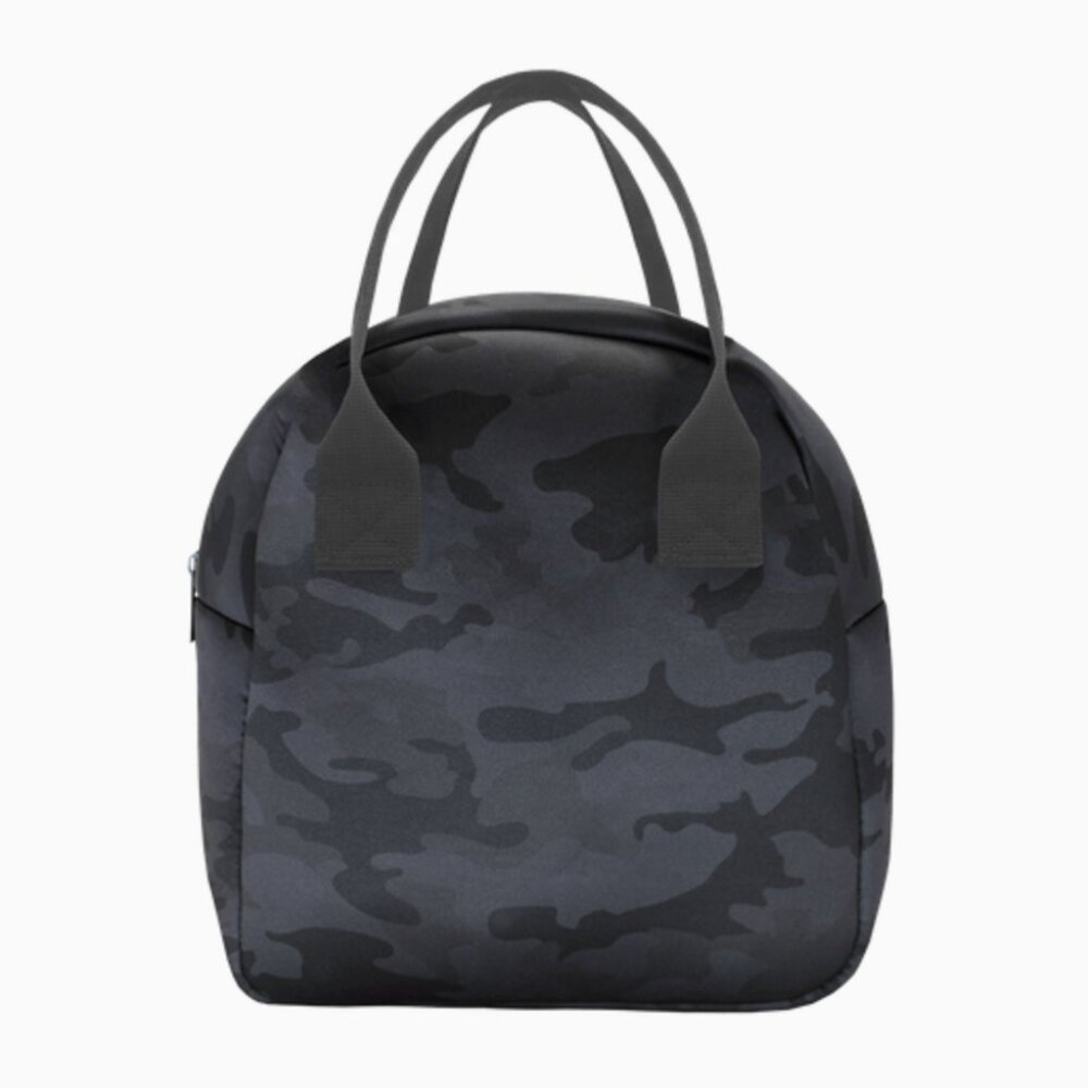MYTAGALONGS CAMO NEOPRENE THE FOODIE TOTE - GREY CAMOFLAUGE (RARE)